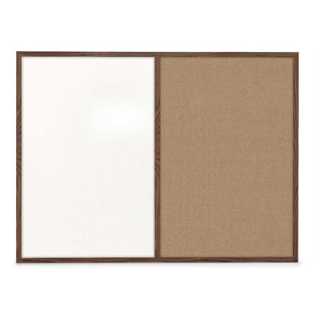 United Visual Products Slim Style Indoor Enclosed Radius Corkbo UVRDS48SB-GOLD-FORBO